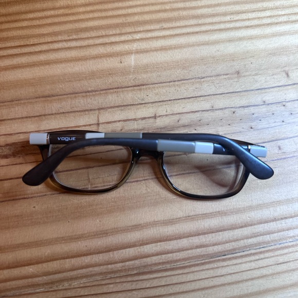 Vogue Black Rectangular Eyeglasses - Picture 5 of 12